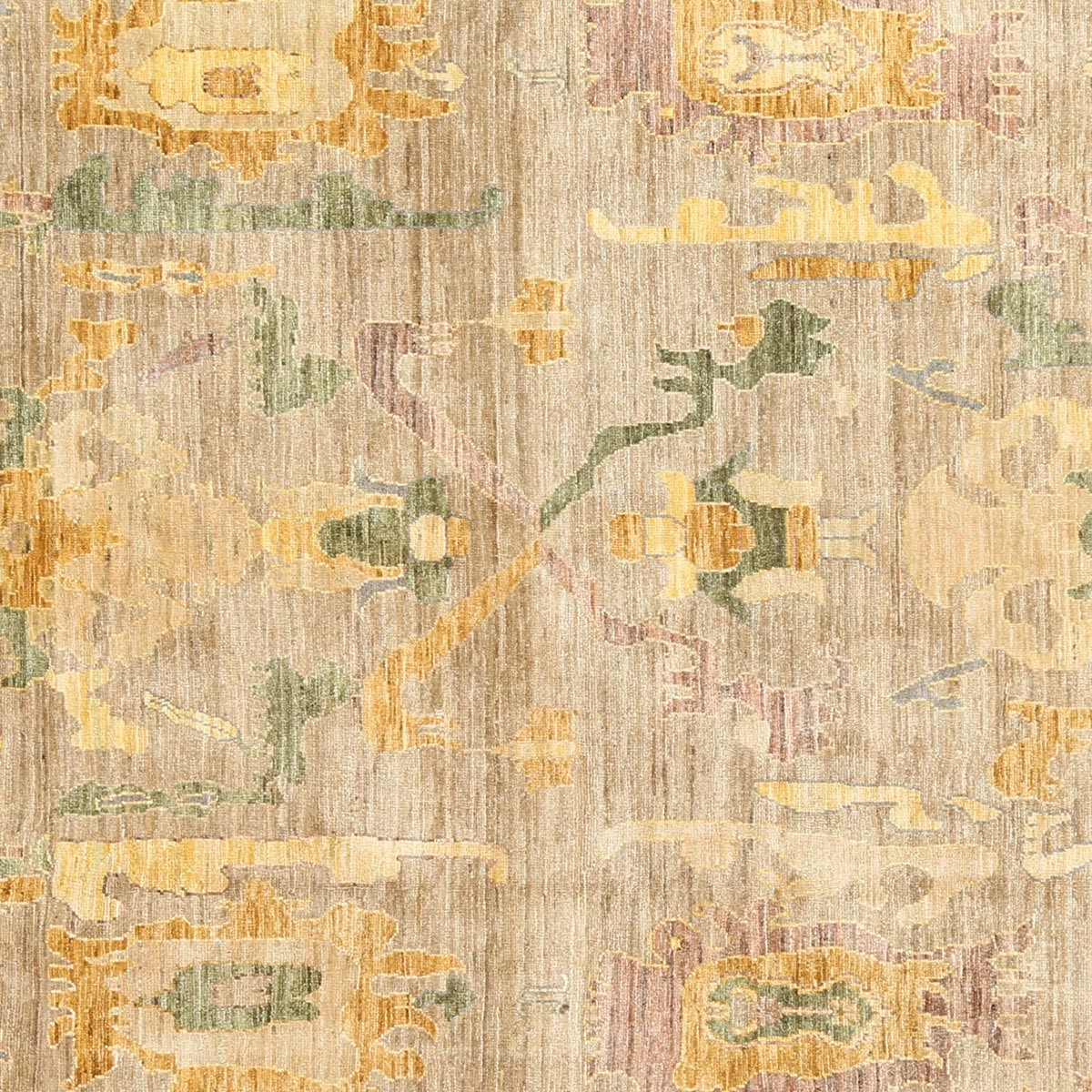 Afghan Wooden Design Handmade Area Rug | 9' 5" X 6' 7" 2