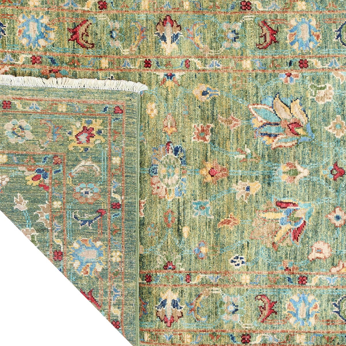 Afghan Handmade Wooden Carpet| High Quality Carpet 4' 3" X 2' 5" 3