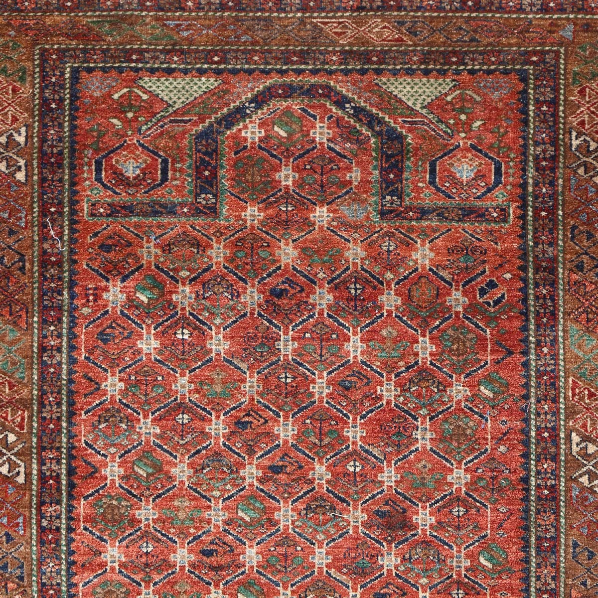 Shirwan Design Best Afghan Handmade Area Rug | 4' 6" X 3' 8" 2