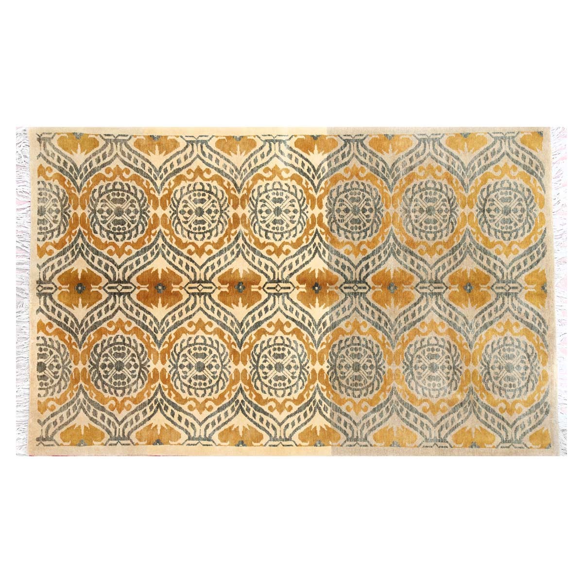 Khotan Design Afghan Handwoven Carpet|6' 2" X 3' 9" 1