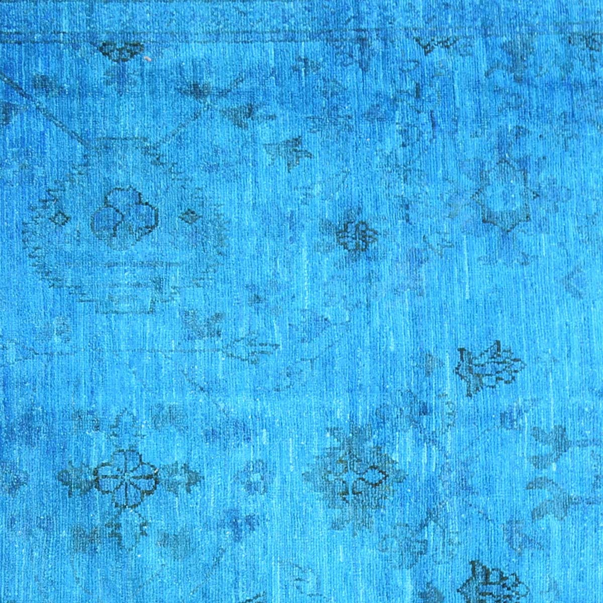 Beautiful Wooden Design Handmade Carpet | 13' 2" X 8' 7" 2