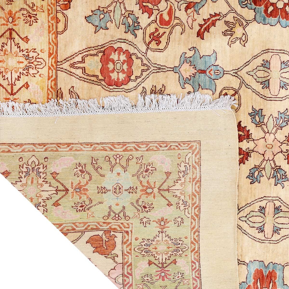 Well-Designed Handwoven Carpet | 9' 7" X 8' 0" 3