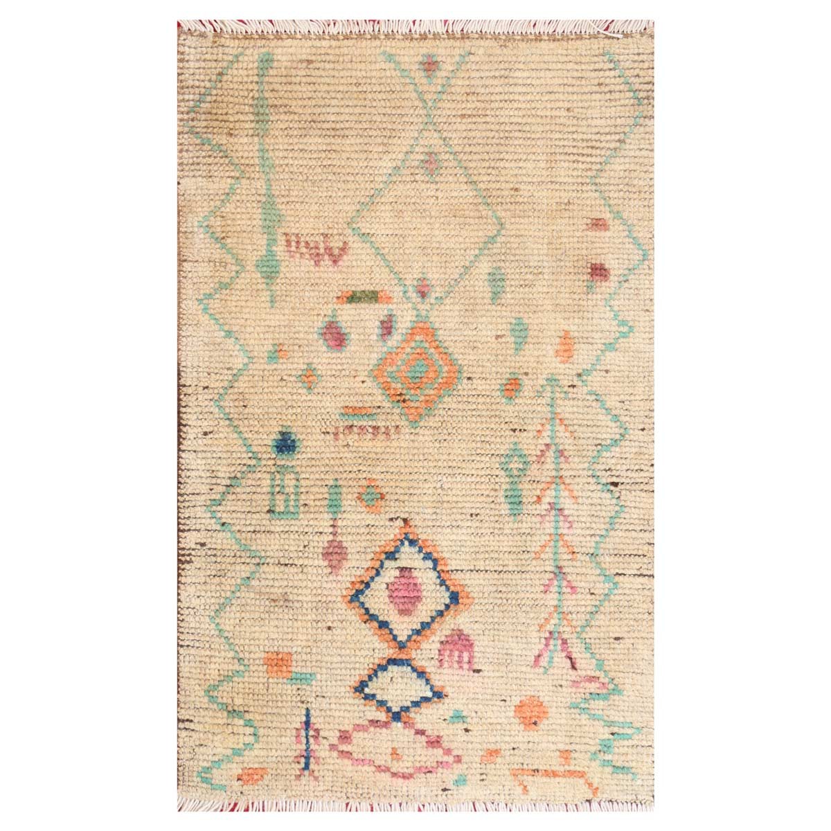 Jul Khirs Doorstep Carpet| Beautiful Afghan Handmade Carpet 3' 0" X 2' 0" 1