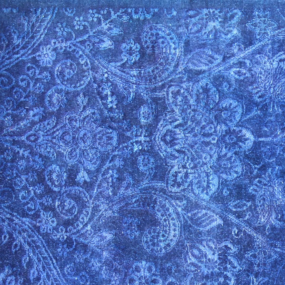 Gaba Silk Rare Afghan Handmade Silk Carpet | 7' 5" X 5' 6" 2