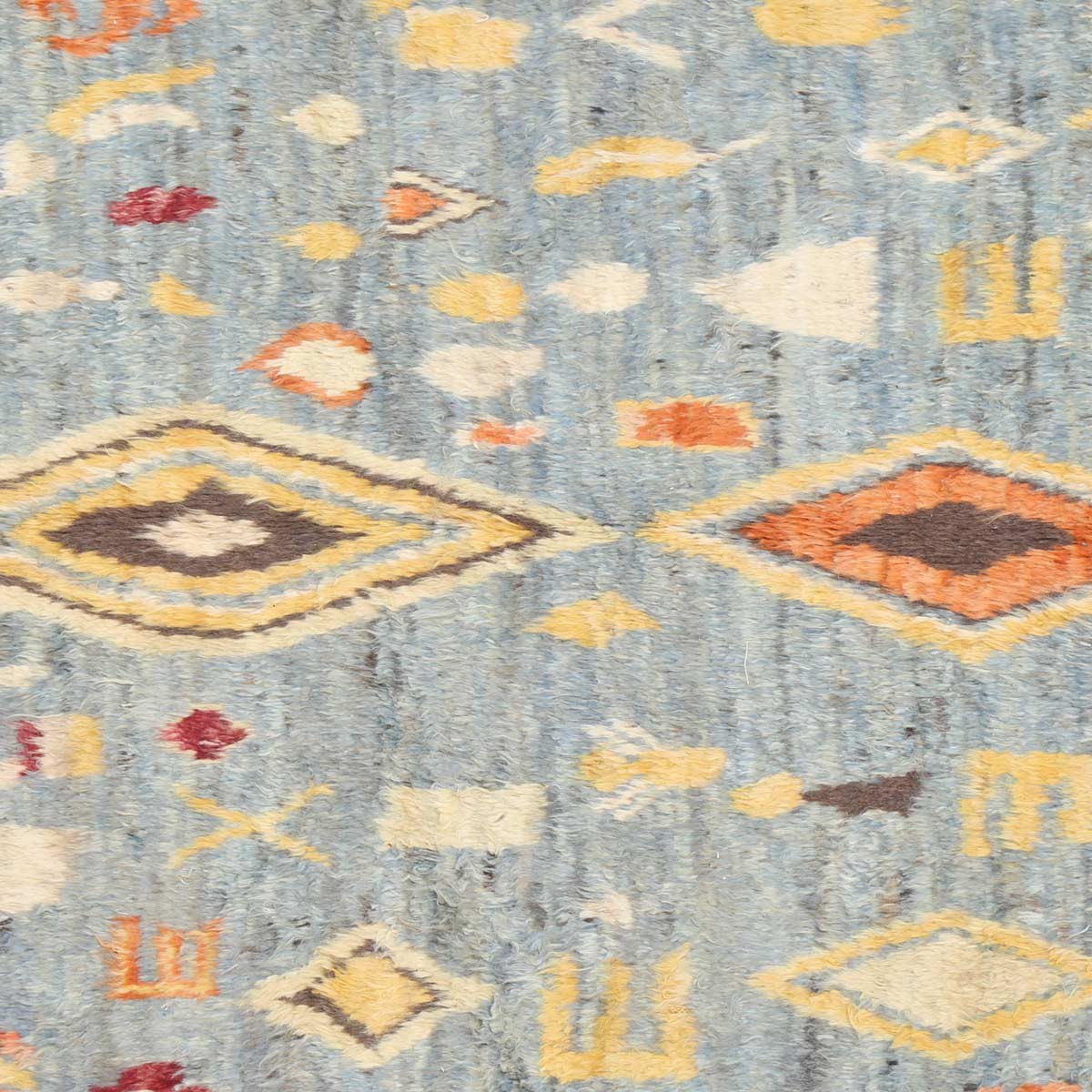 Jul Khirs Handmade Light Grey Area Rug | 5' 5" X 3' 9" 2