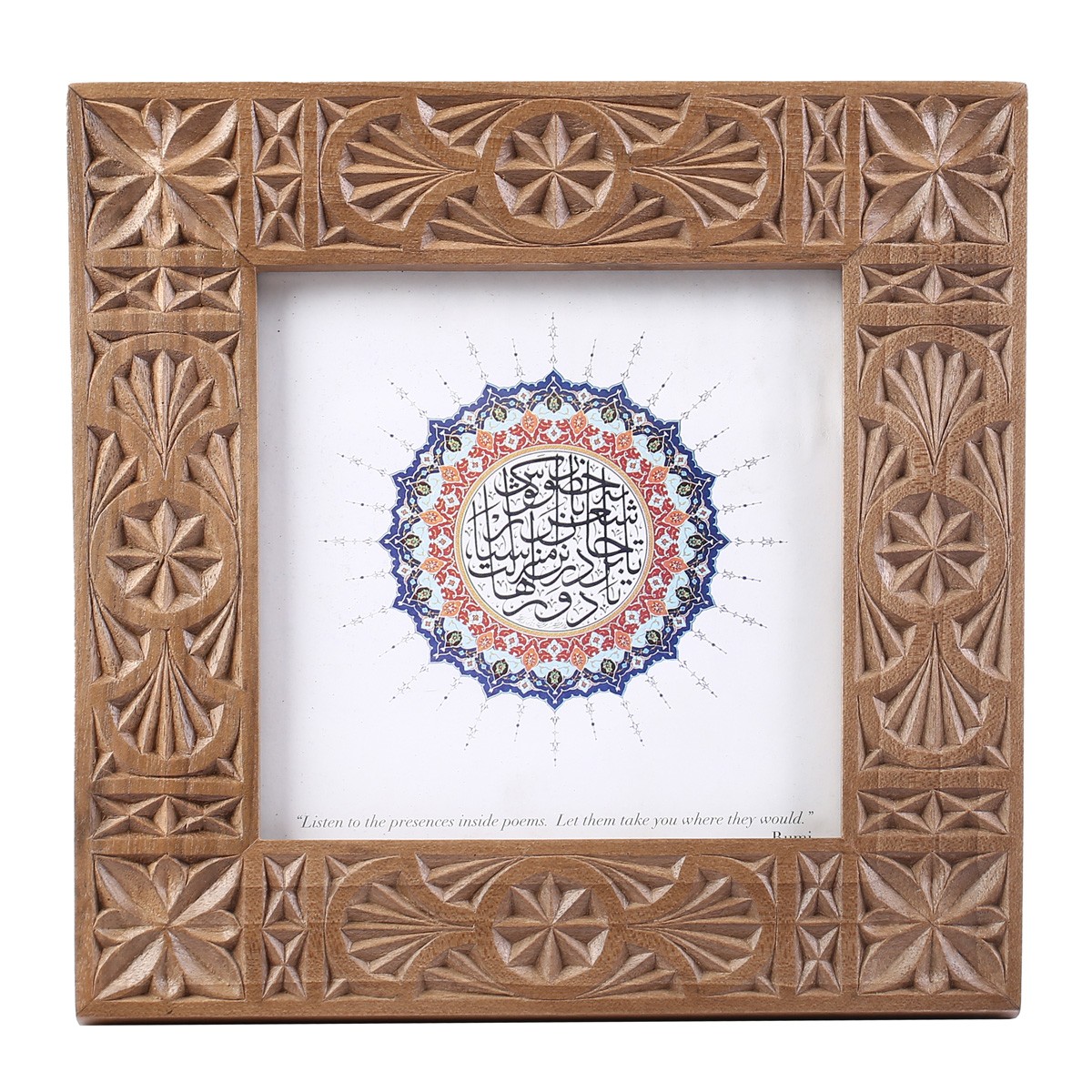 Handcrafted Photo Frame | Wooden Engraved Picture Frame 2
