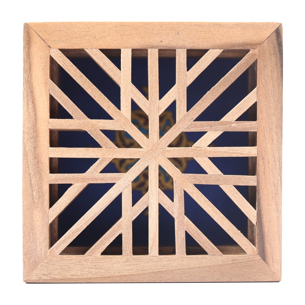 Walnut Wooden Jewelry Box | Jali Design Jewel Box 2
