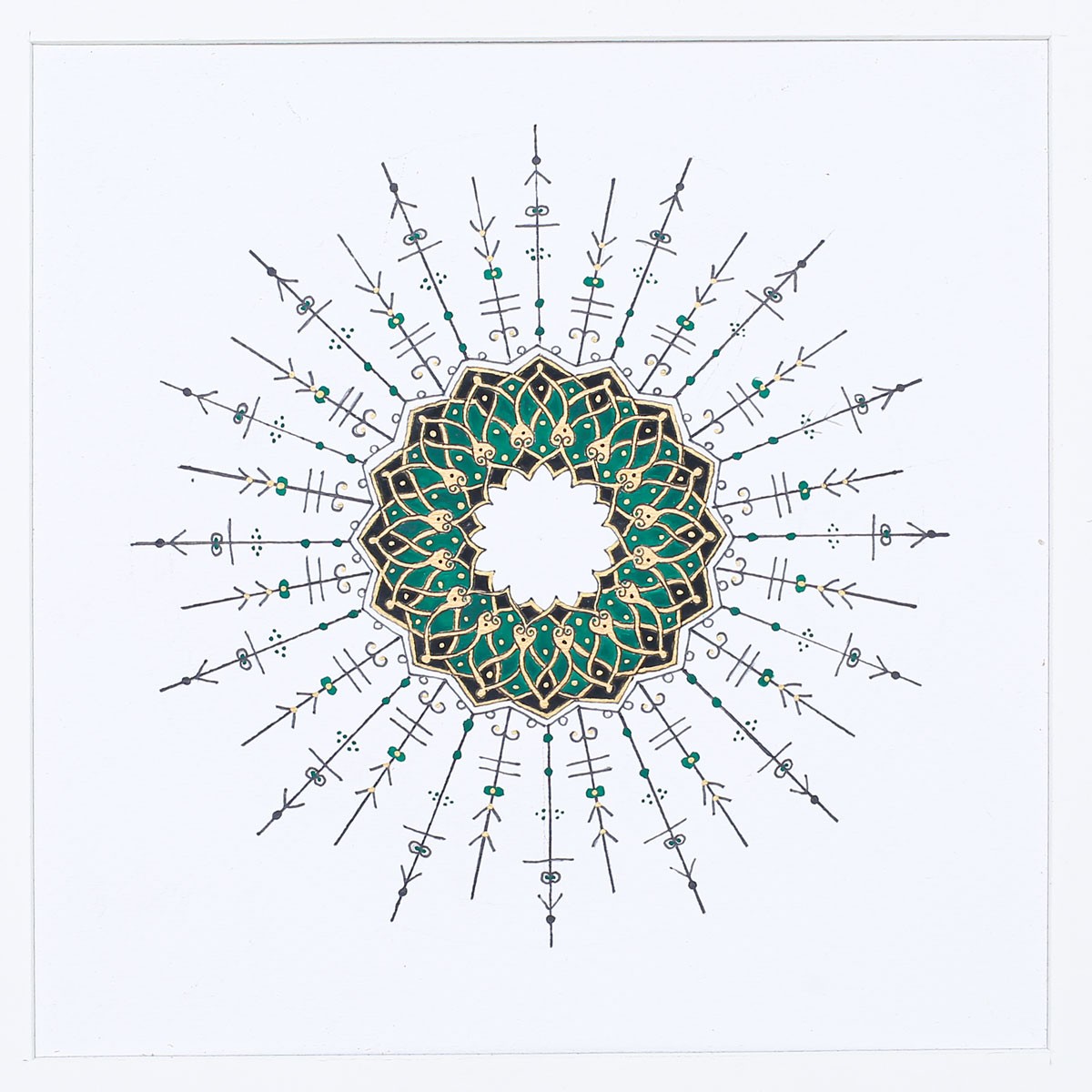 Shamsa Handpainted 2