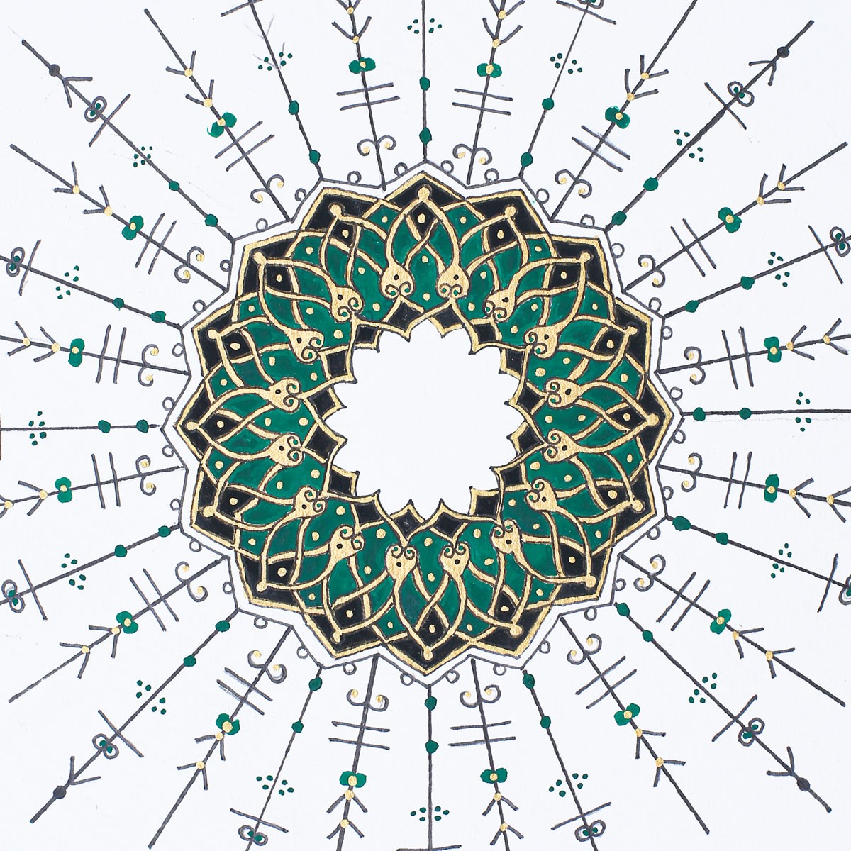 Shamsa Handpainted 3