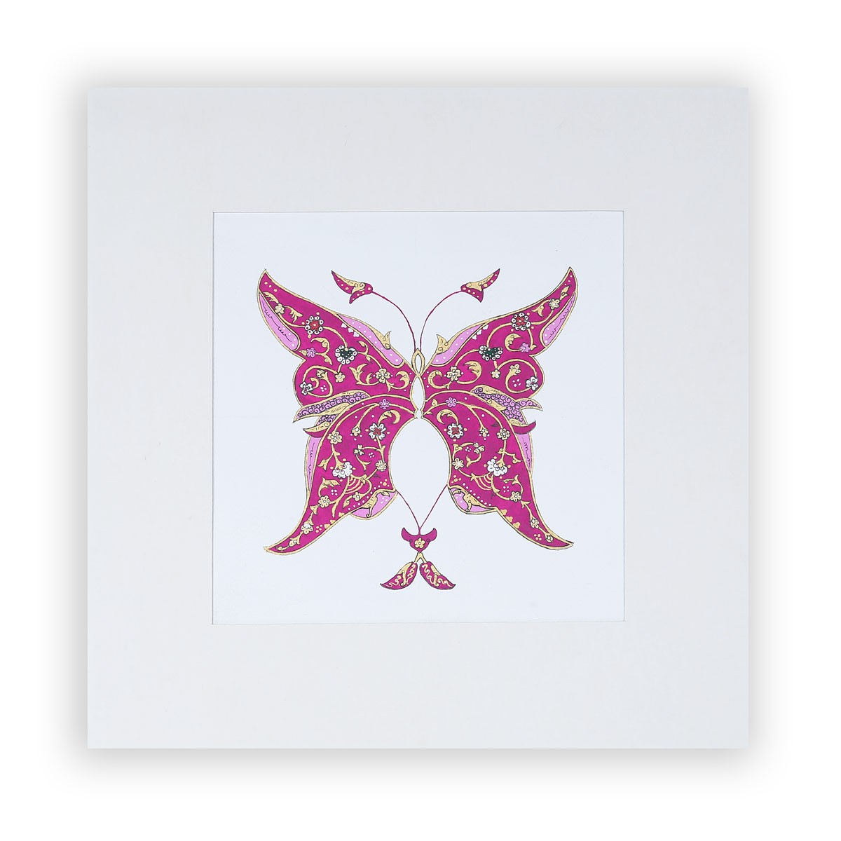 Butterfly Islamic Design Art 1