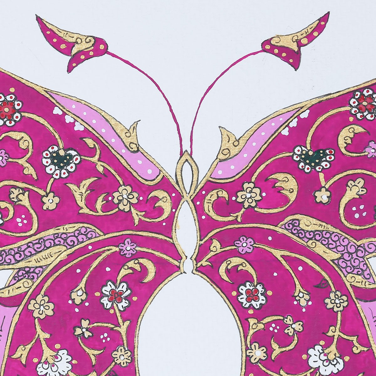 Butterfly Islamic Design Art 3