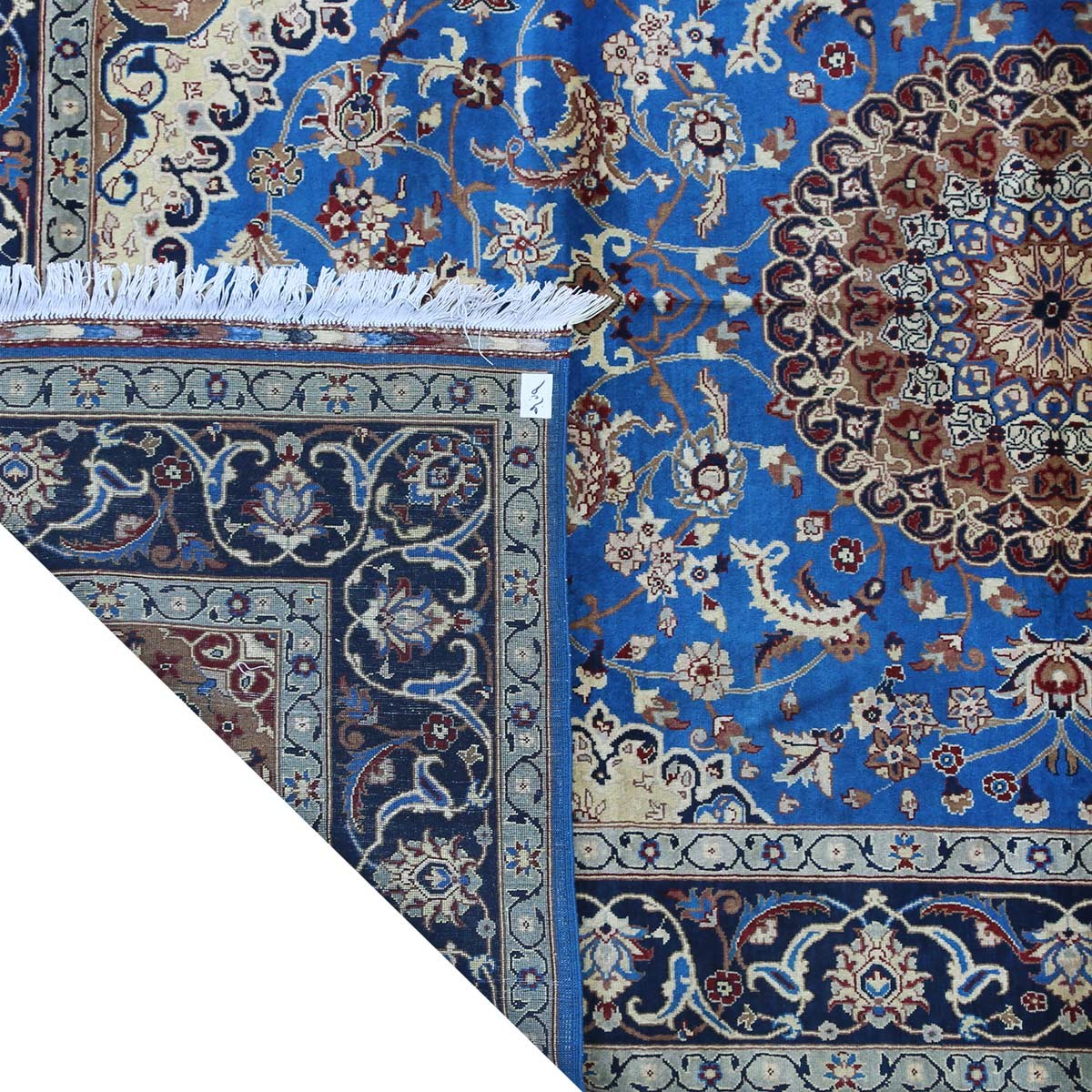 Afghan Beautiful Nahin Design Hand-Woven Area Rug | 6' 5" X 9' 8" 3