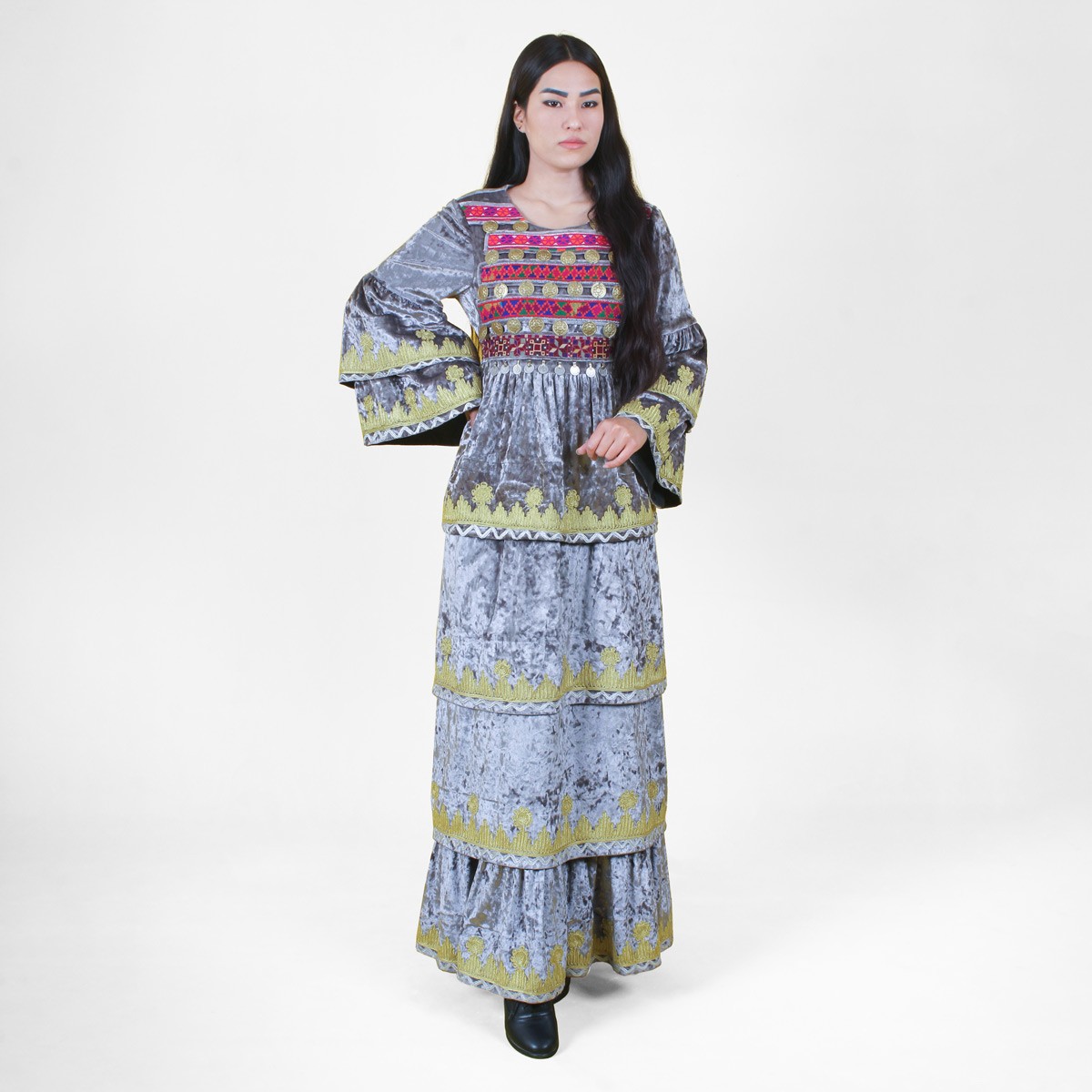 Afghan Beautiful Traditional Wedding Clothes | Handmade Gande Afghani 1