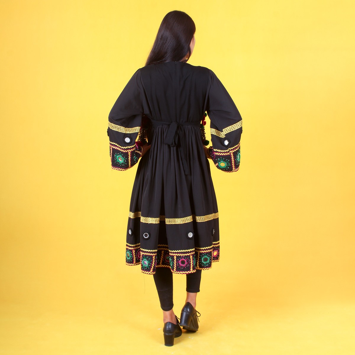 Beautiful Party Short Dress | Afghan Handmade Women Clothes 3