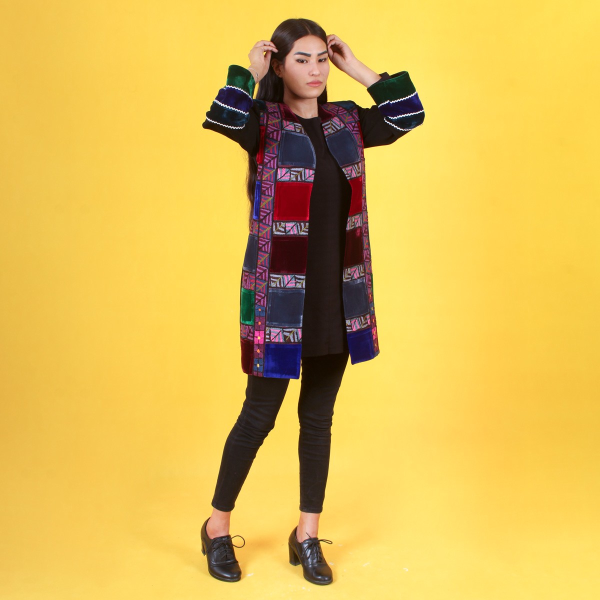 Formal Women Long Coat | Afghan Handmade Coat 1