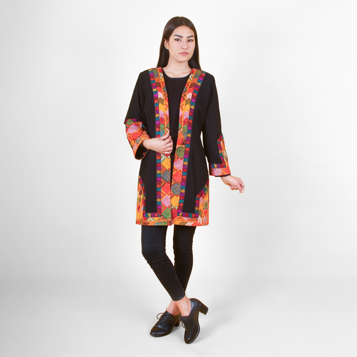 Formal Women Long Coat| Baloochi Design Beautiful Coat 1