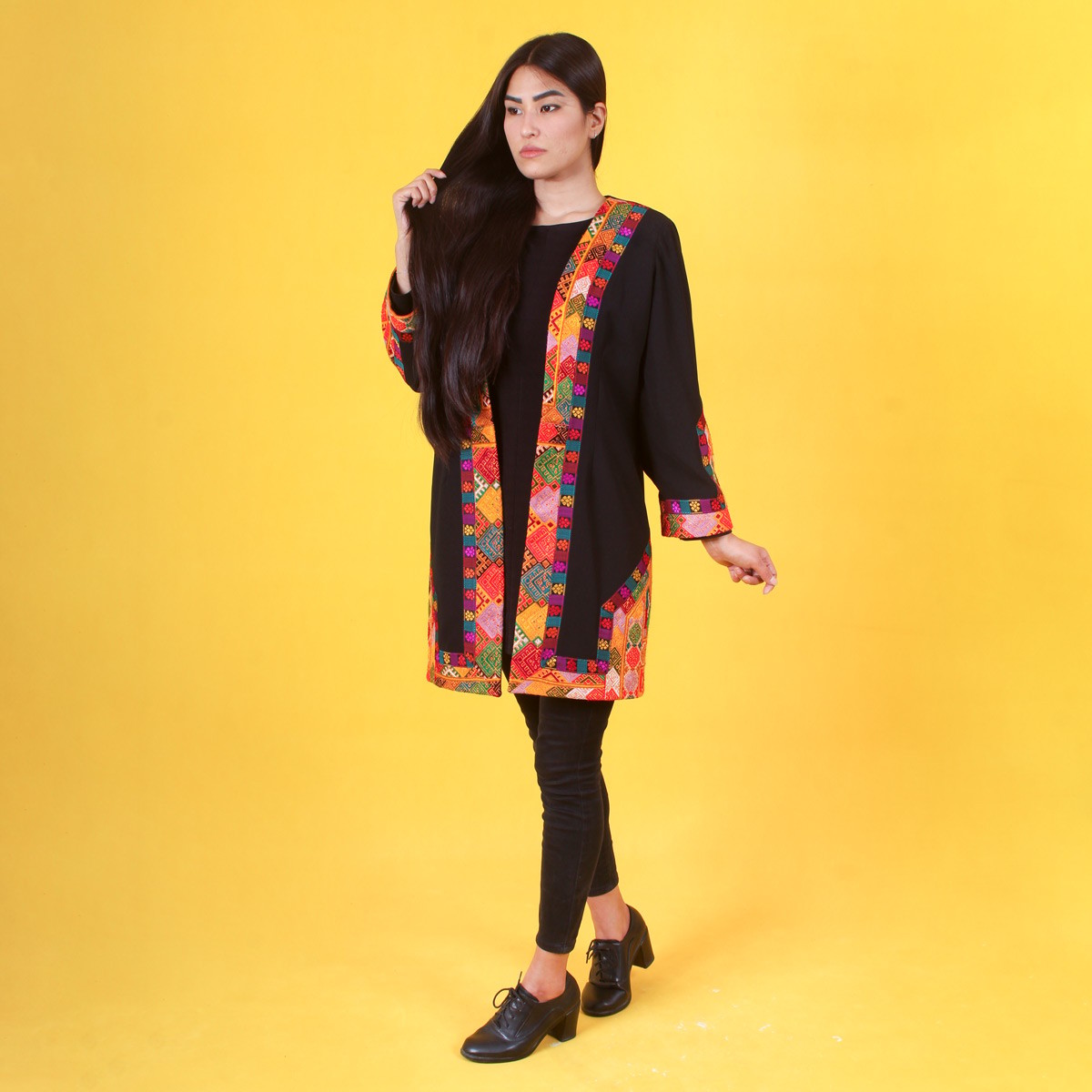 Formal Women Long Coat| Baloochi Design Beautiful Coat 2