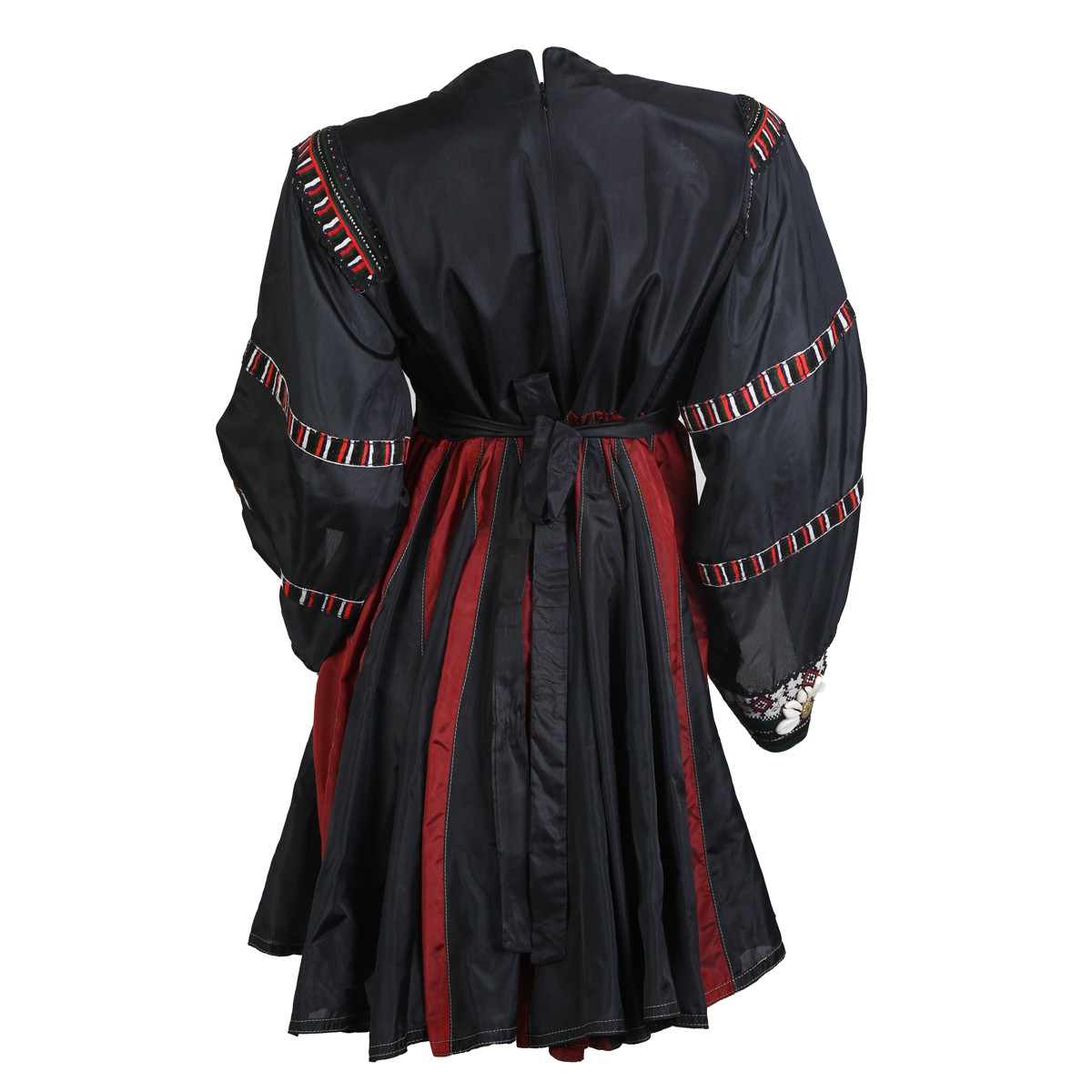 Short Women Dress| Black Embroidered Frock 2