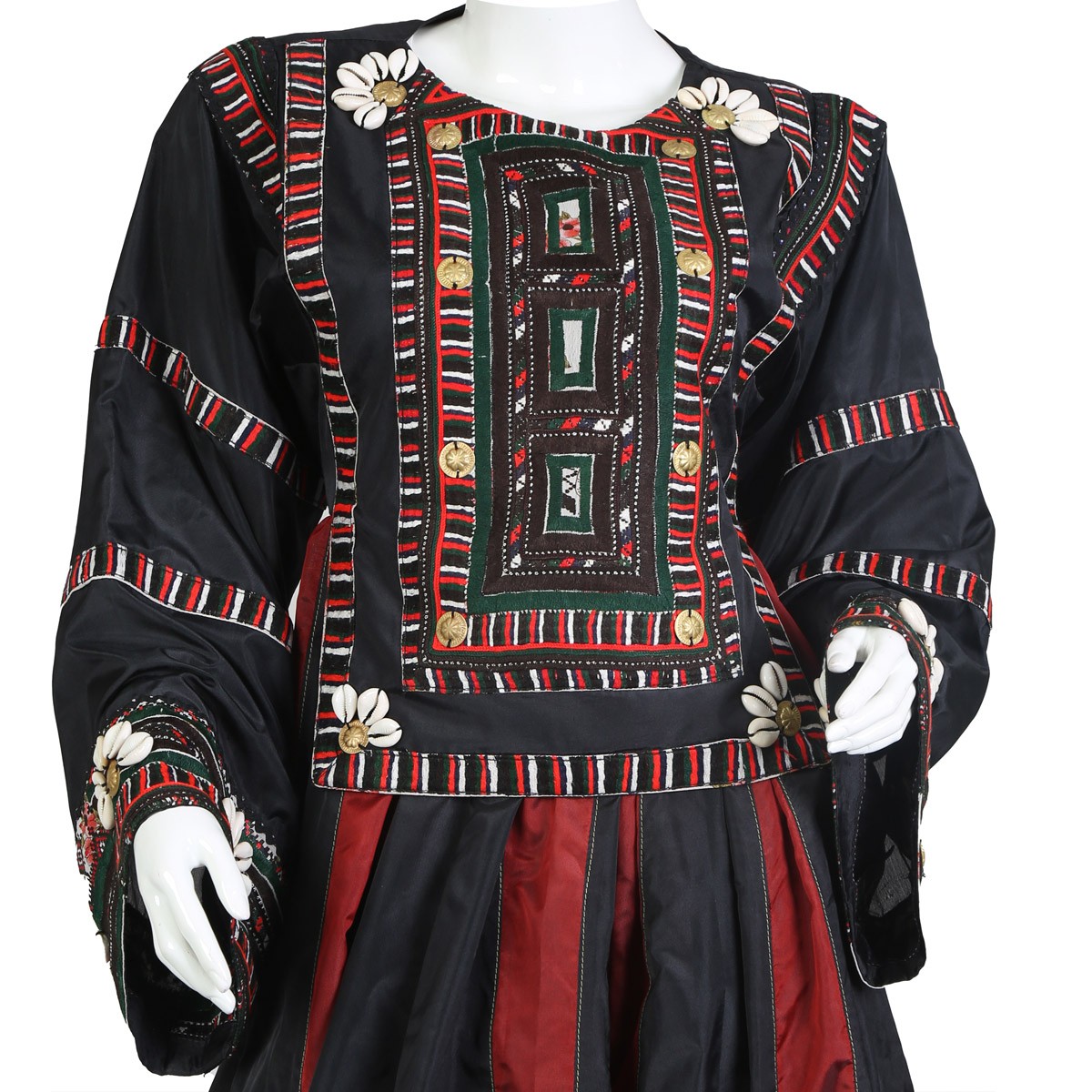 Short Women Dress| Black Embroidered Frock 3