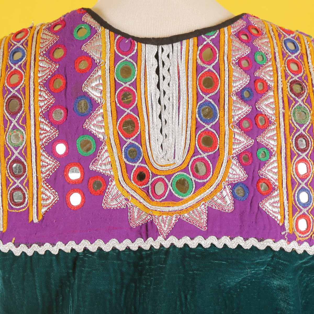 Black Mirror Embroidered Dress | Velvet Party Wear Short Dress | Aseel