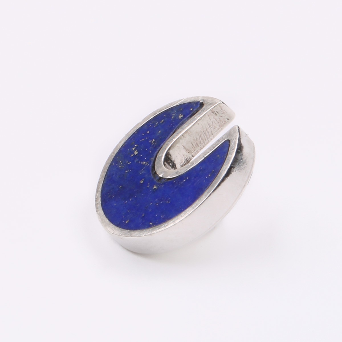 Lapis Lazuli Button | Set of 7 Silver Button 2