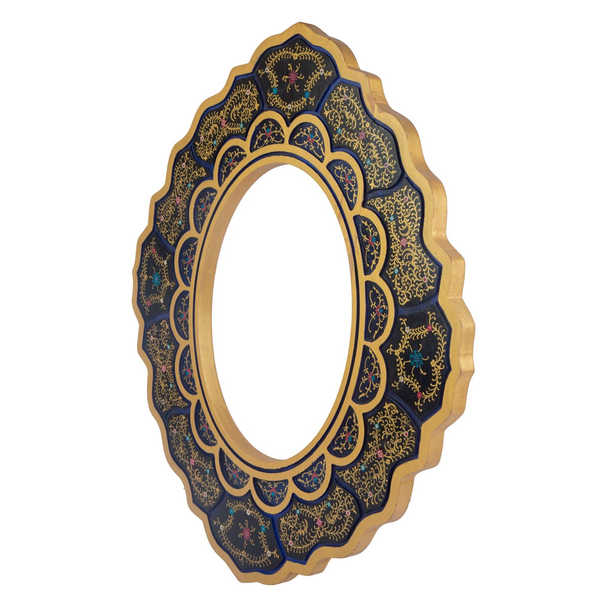 Pure Wooden Mirror Plate | Antique Wall Mirror Frame 4