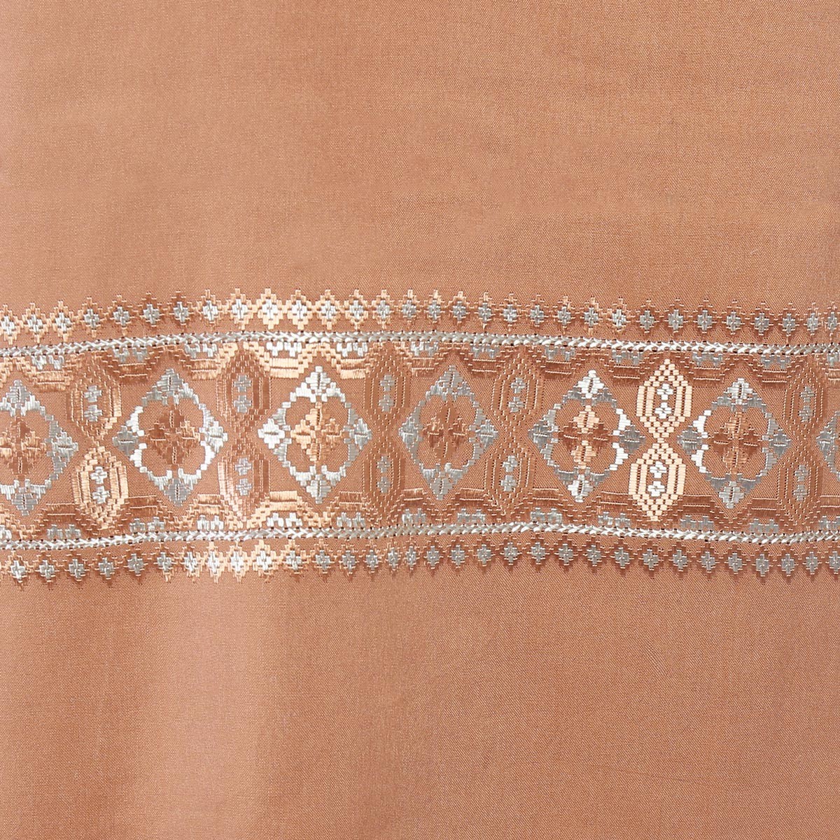 Amber Orange Hazaragi Embroidered Shawl 3