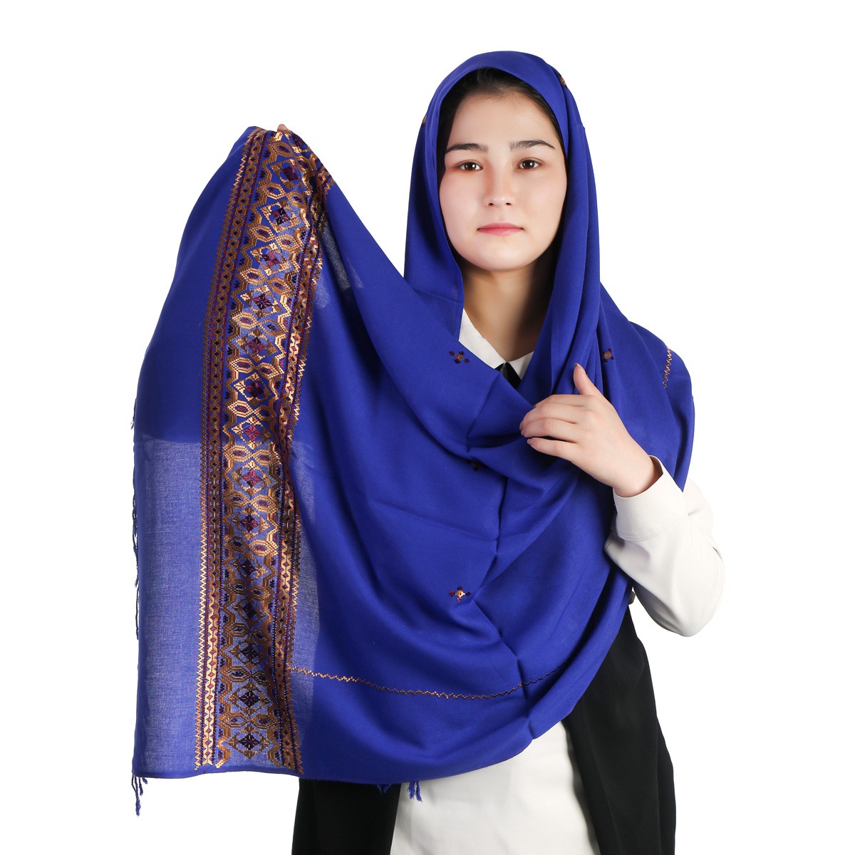 Soft Cotton Women Scarf Handmade 1