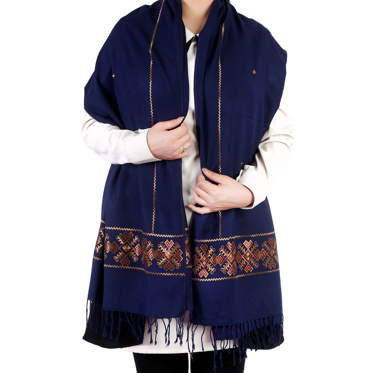 Cotton Hazaragi Embroidered Women Scarf 2