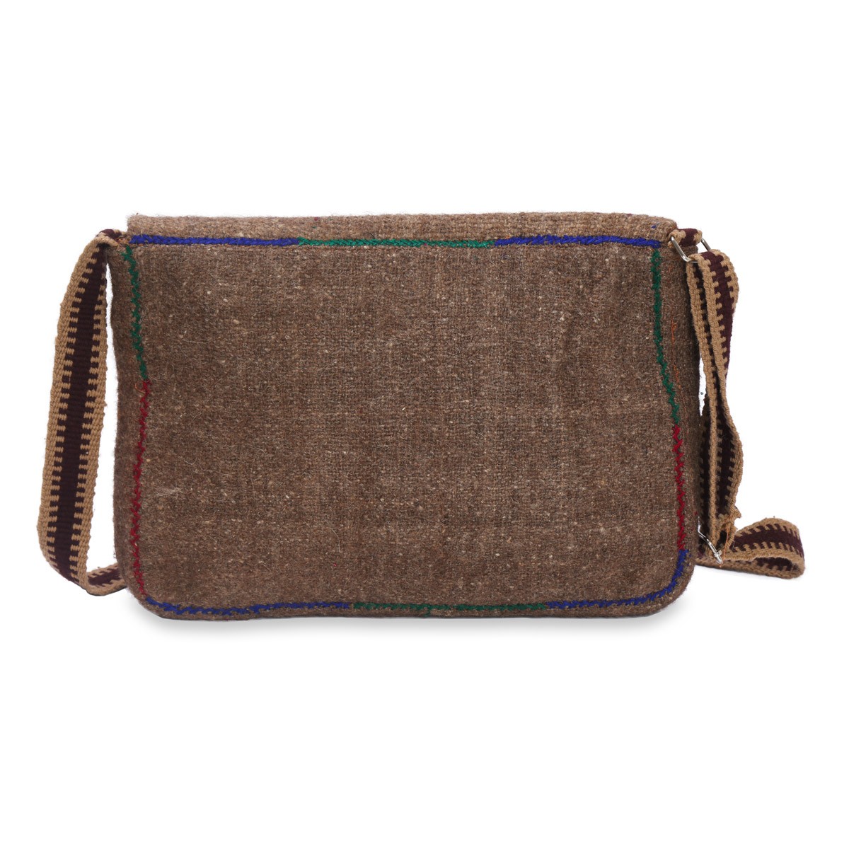 Brown Shoulder Bag | Hand Embroidered Bag 3