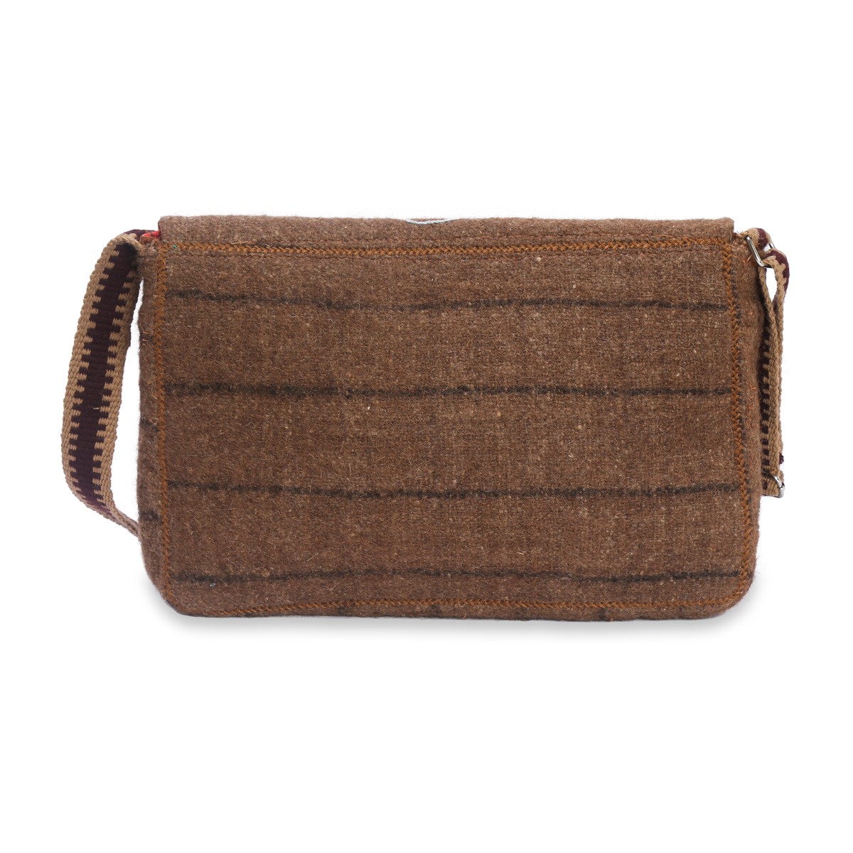 Woolen Bag | Brown Quilted Bag 3