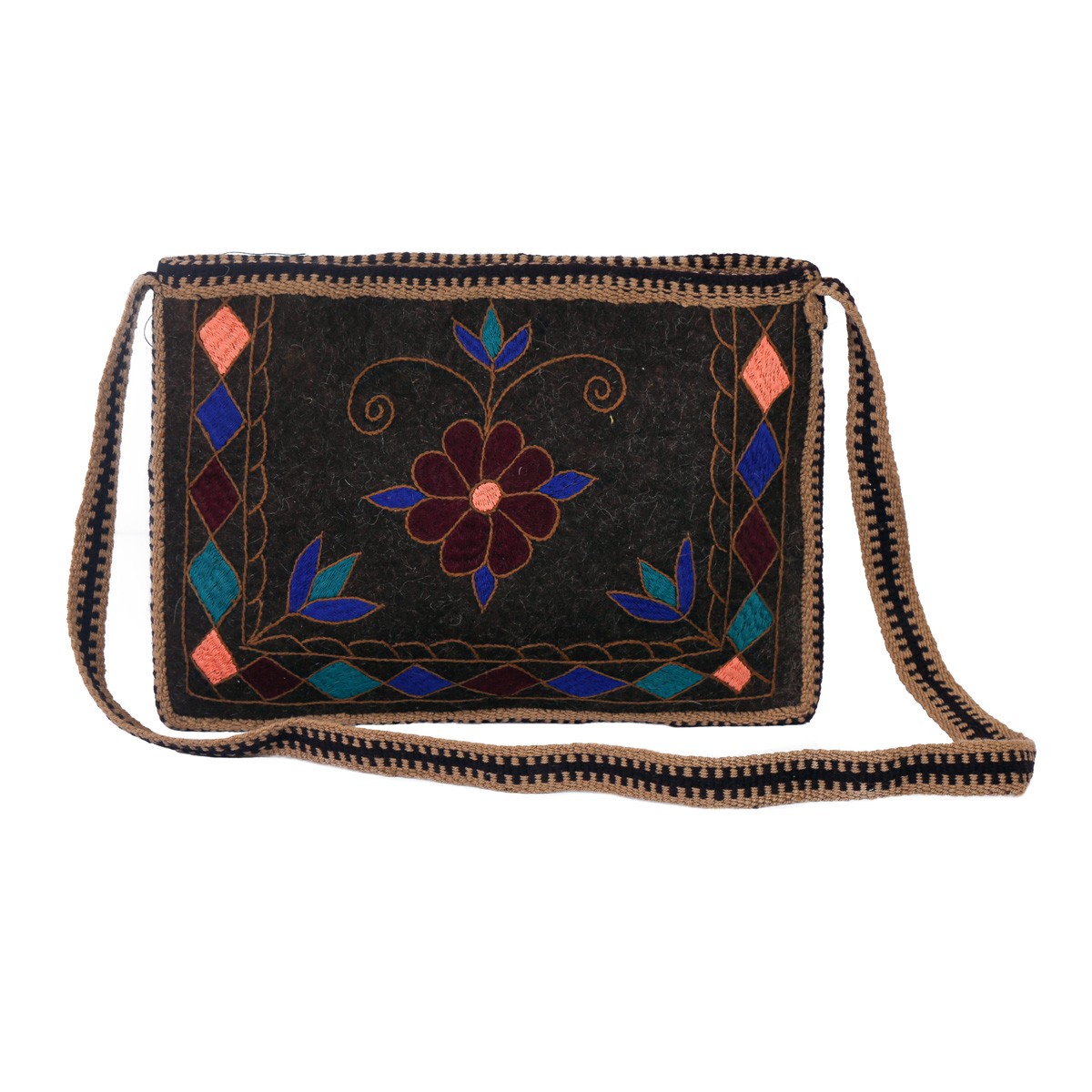 Namad Laptop Bag | Black Embroidered Bag 1