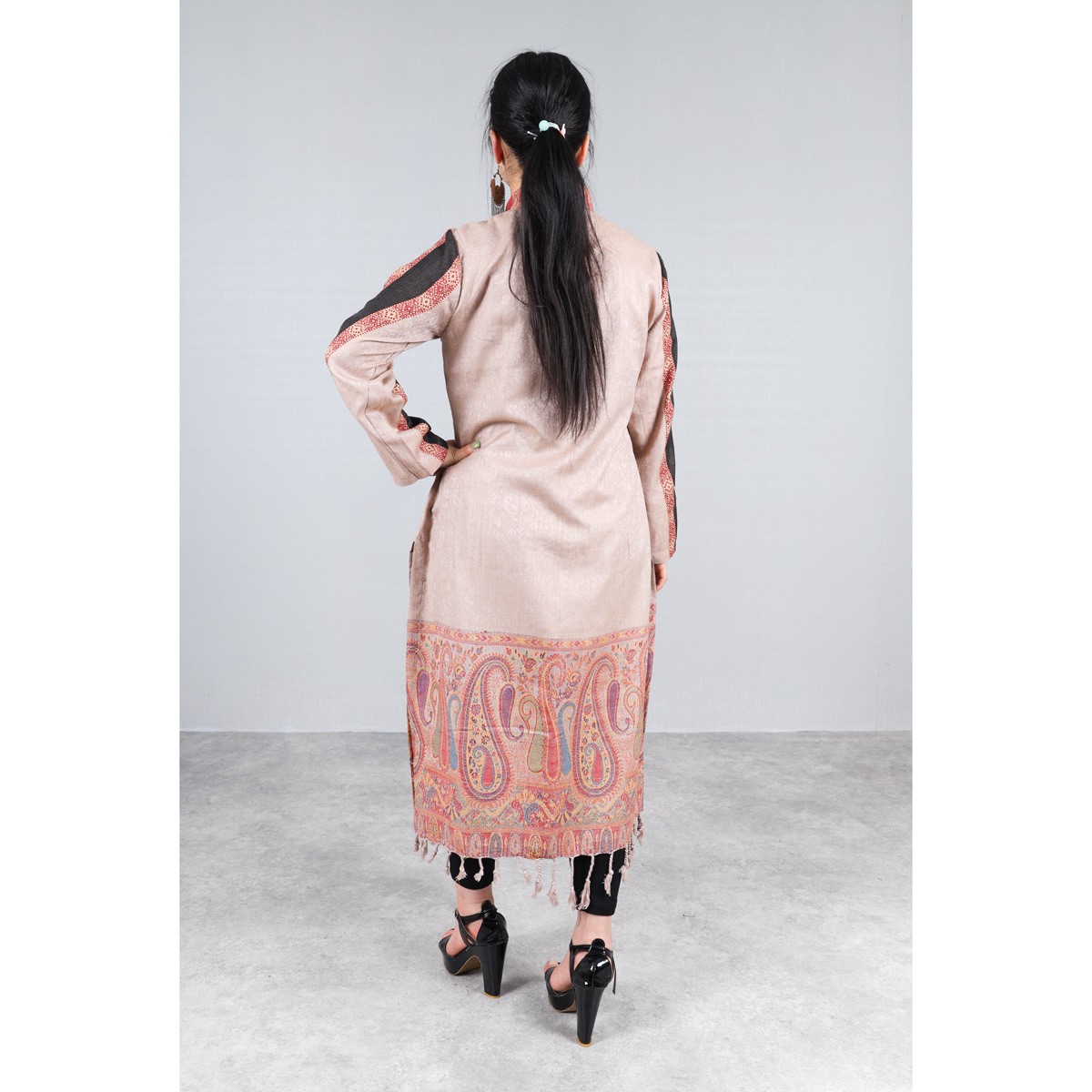 Plain Handmade Casual Wear | Winter Outer Wear Dress 4