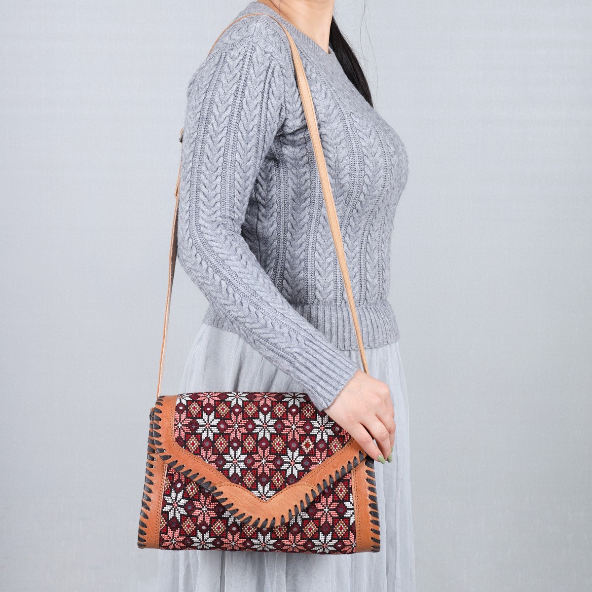 Embroidered Shoulder Bag | Cross-Body Bag 1