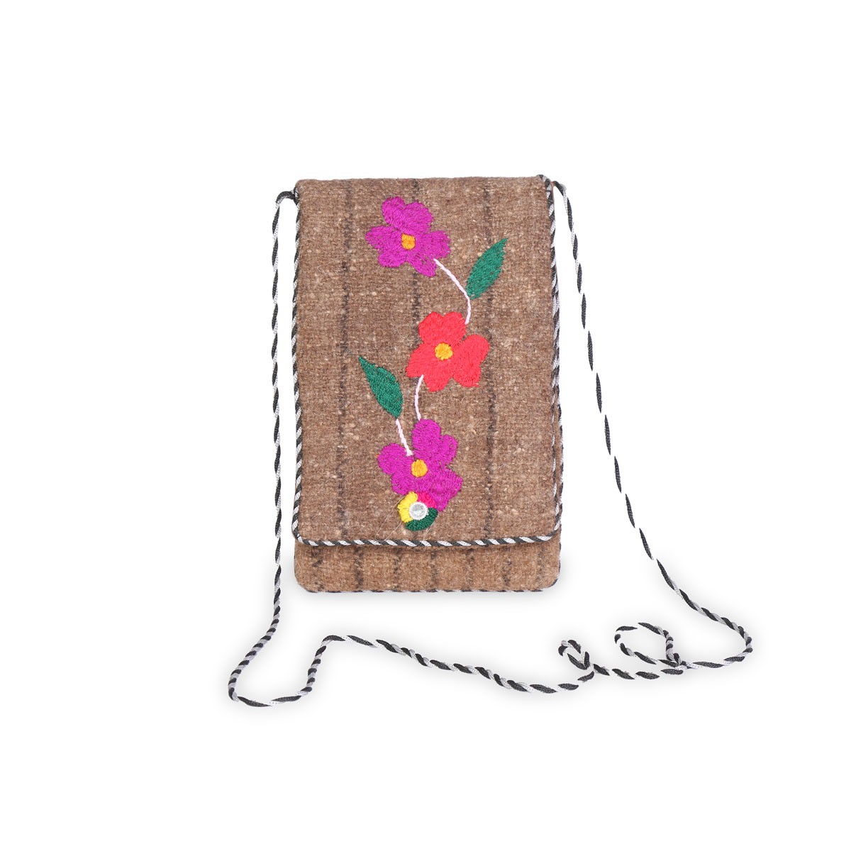 Floral Stitched Shoulder Mobile Bag | Barak Mobile Bag 1