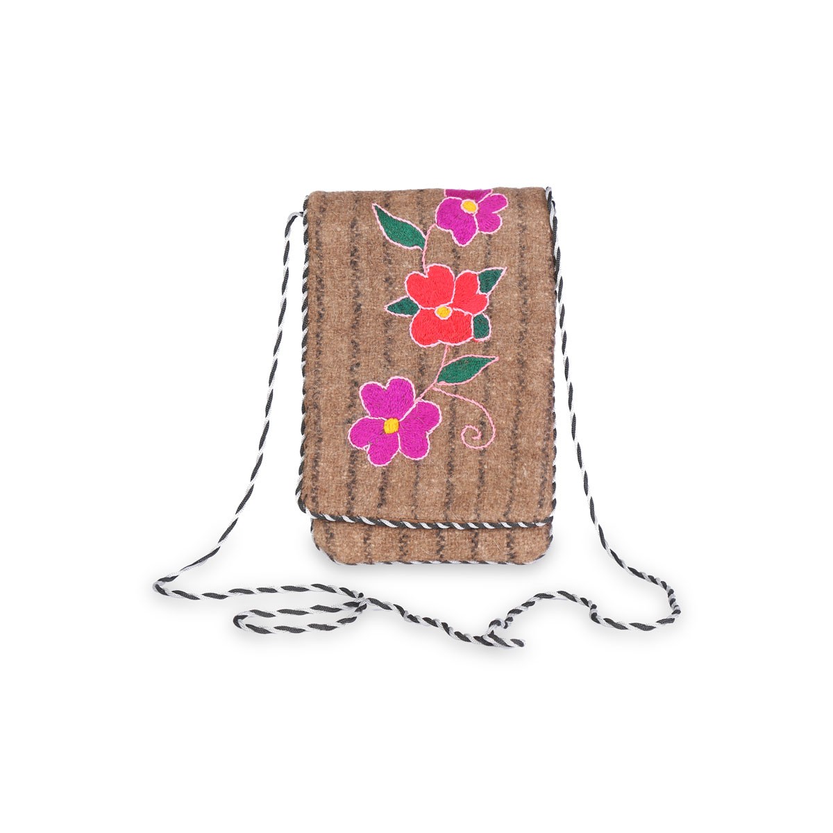 Floral Stitched Quilted Mobile Bag | Barak Mobile Bag 1
