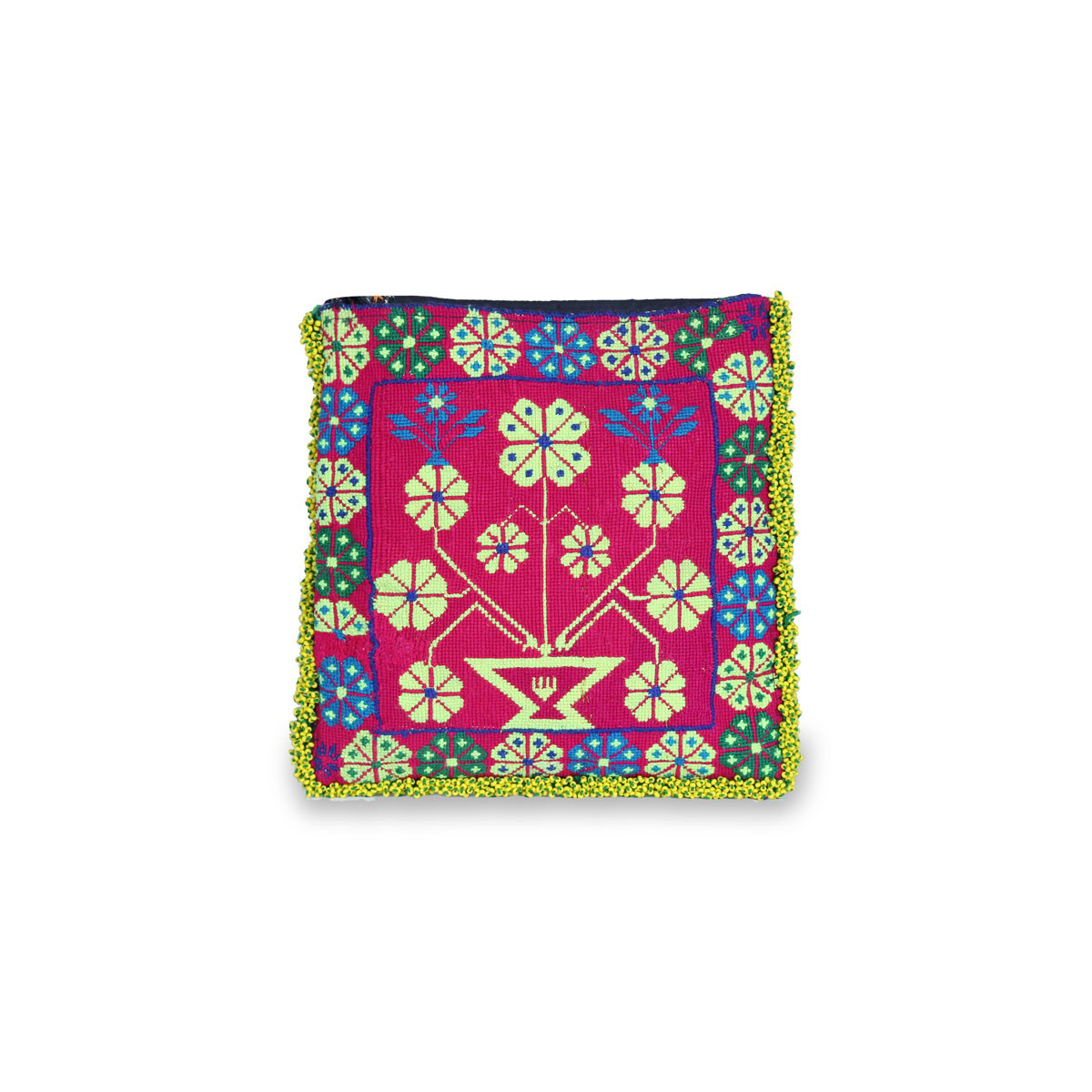 Quilted Handmade Bag | Graph Embroidered Bag 2