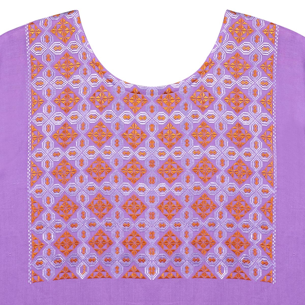 Purple Embroidered Plain Women's Shirt | Cotton Casual Wear 2