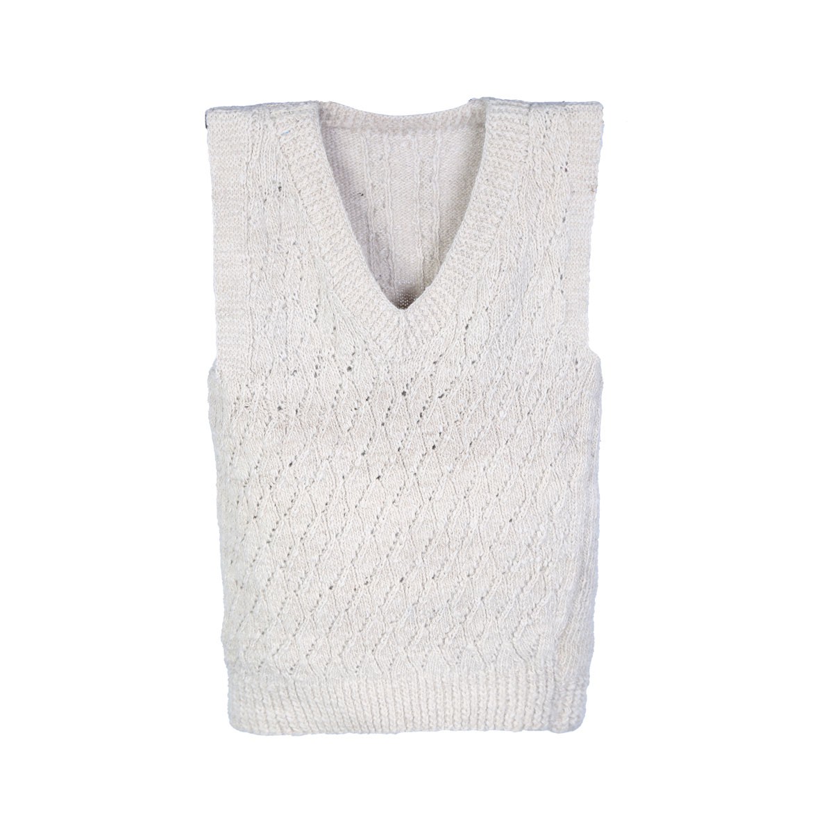 White Handwoven Sweater | Winter Wear 2