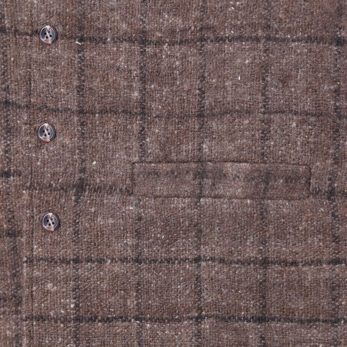 Woolen Men's Vest | Black Striped Barak Waistcoat 3
