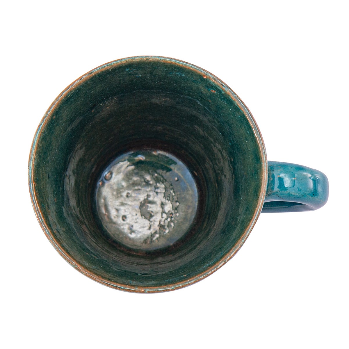 Coffee Mugs set of 4 with Black Hand-Prints 2