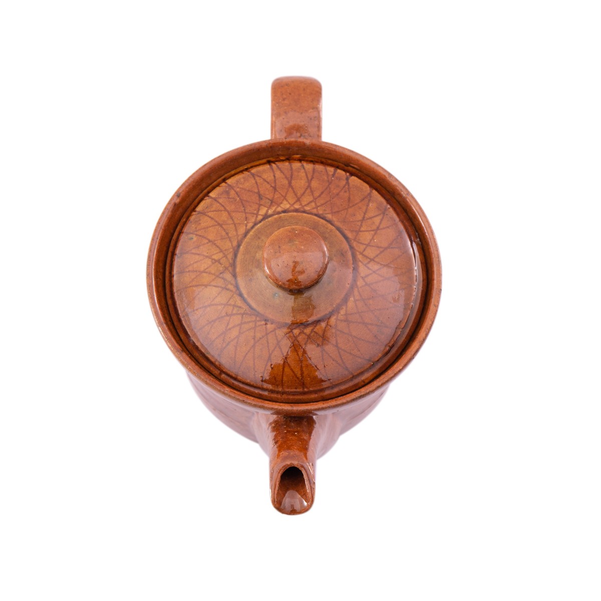Brown Handmade Istalif Ceramic Teapot 3