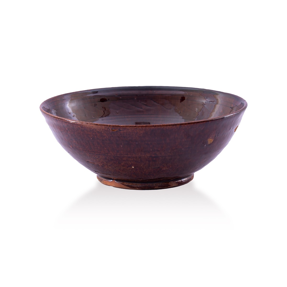 Brown Colored Istalif Pottery Ceramic set of 6 Bowls 1