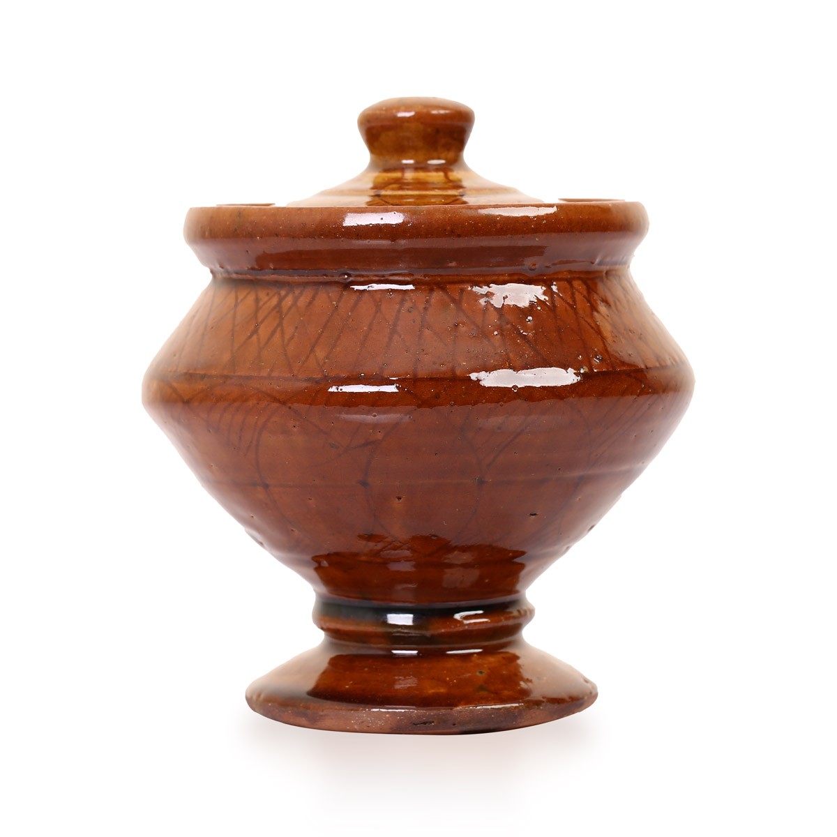 Istalifi Ceramic Pottery Decorative Chocolate And Sugar Jar 1