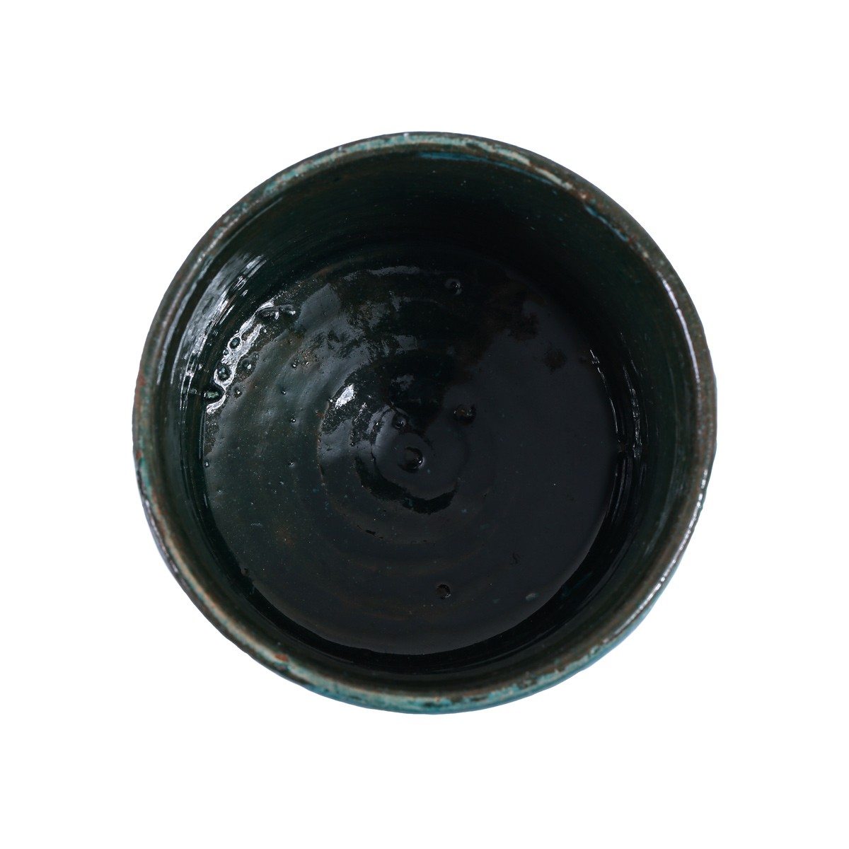 Hand-Printed Turquoise Ceramic Cookie Holder | Istalif Pottery 3