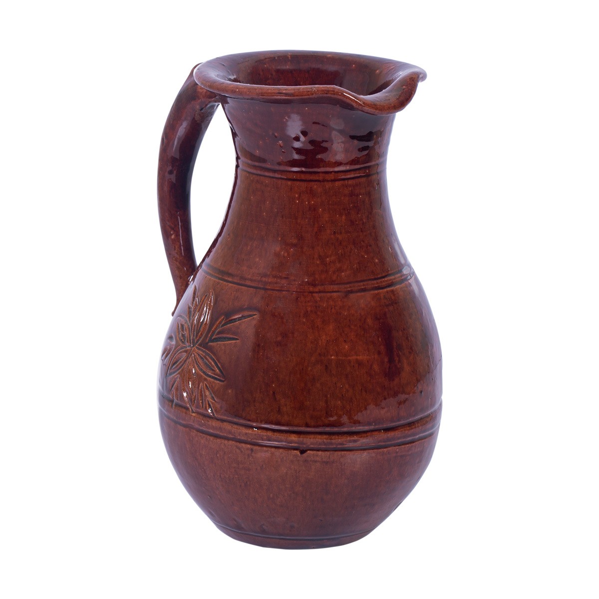 Brown Istalifi Floral Designed Glass Set with Jug 2