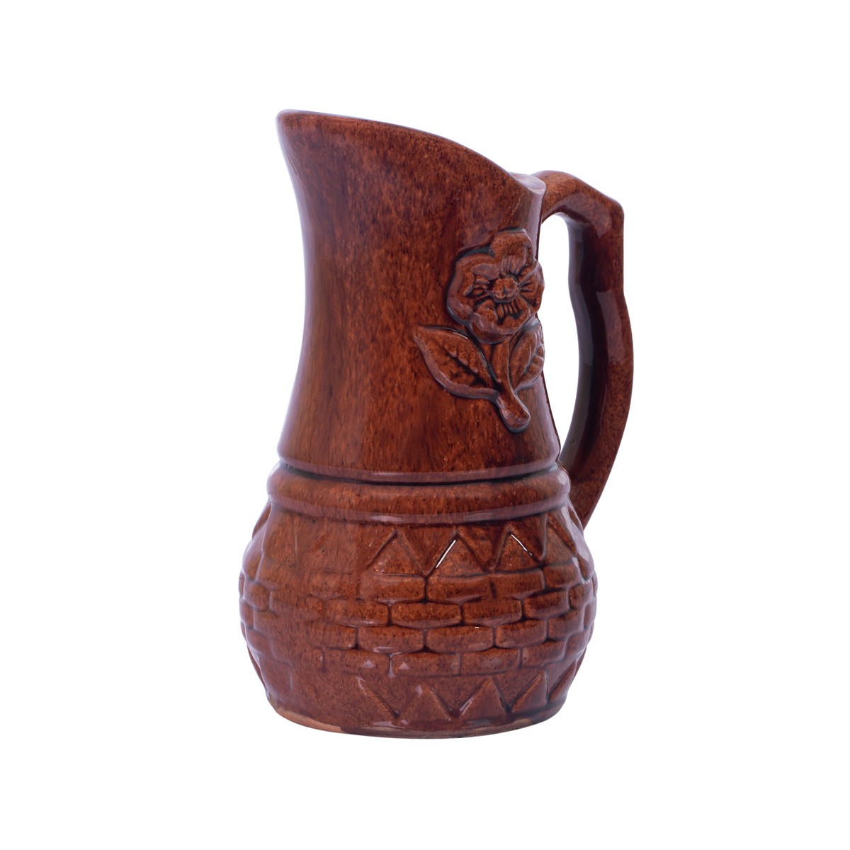 Istalif Handmade Pottery Hickory Glass Set with Jug 2