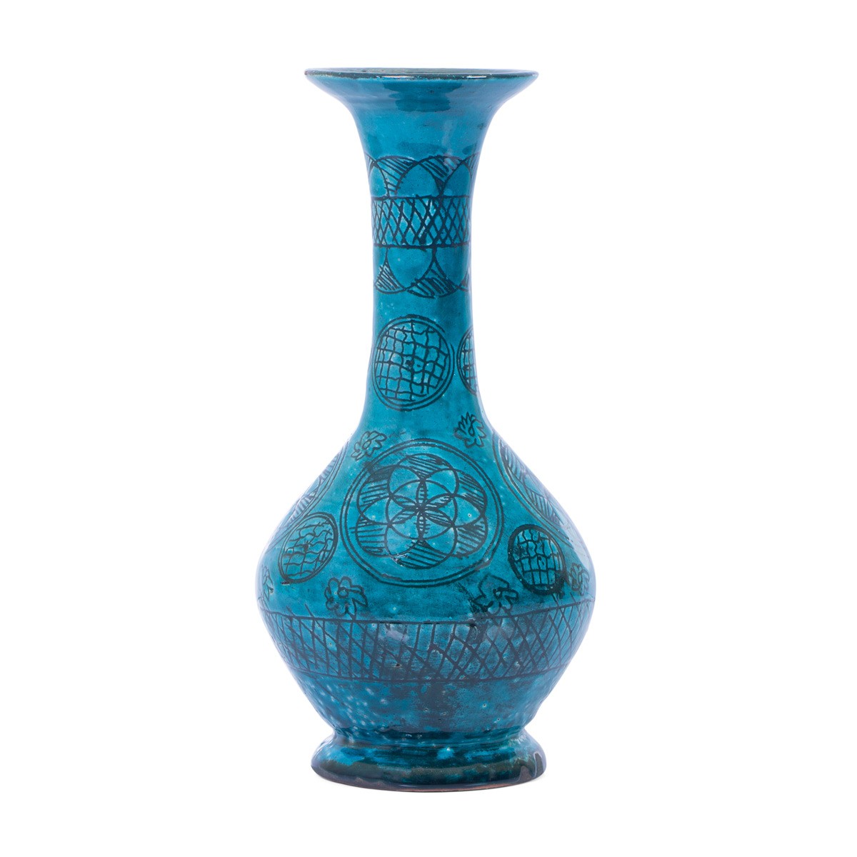 Antique Handmade Pottery Vase 1