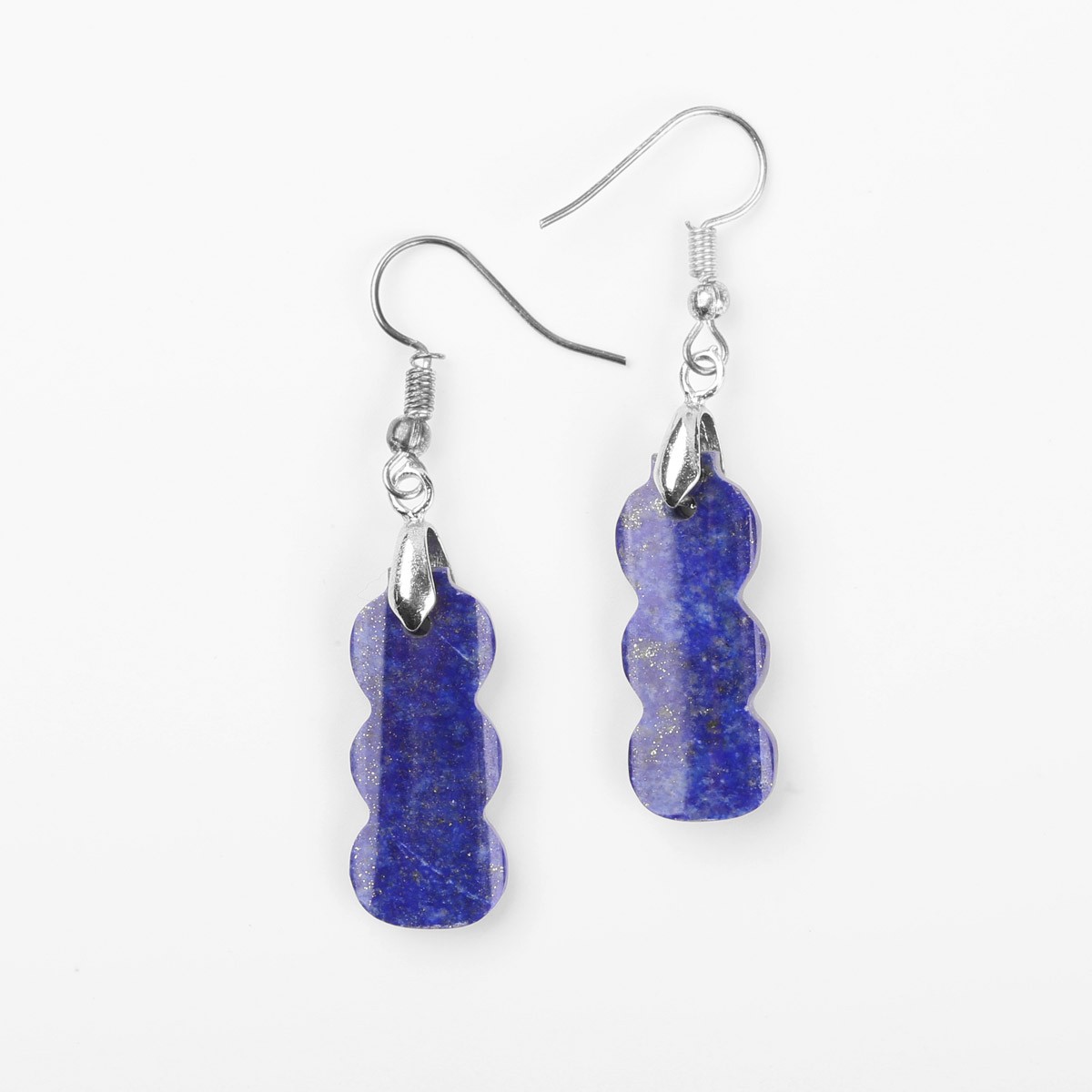 Lapis Lazuli Pendant & Earrings | Silver Dangle Earrings With Necklace 3
