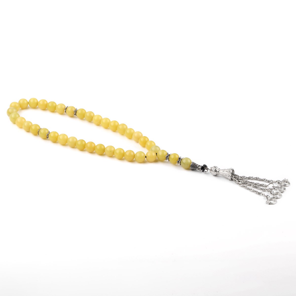 Shah Maqsood Yellow Bead Tasbih | Islamic Prayer Bead Tasbih 3